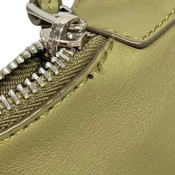 LOEWE Cubby Cross Body Bag Small - Khaki Cream Calf Skin Jacquard Shoulder Bag - Picture 11 of 14